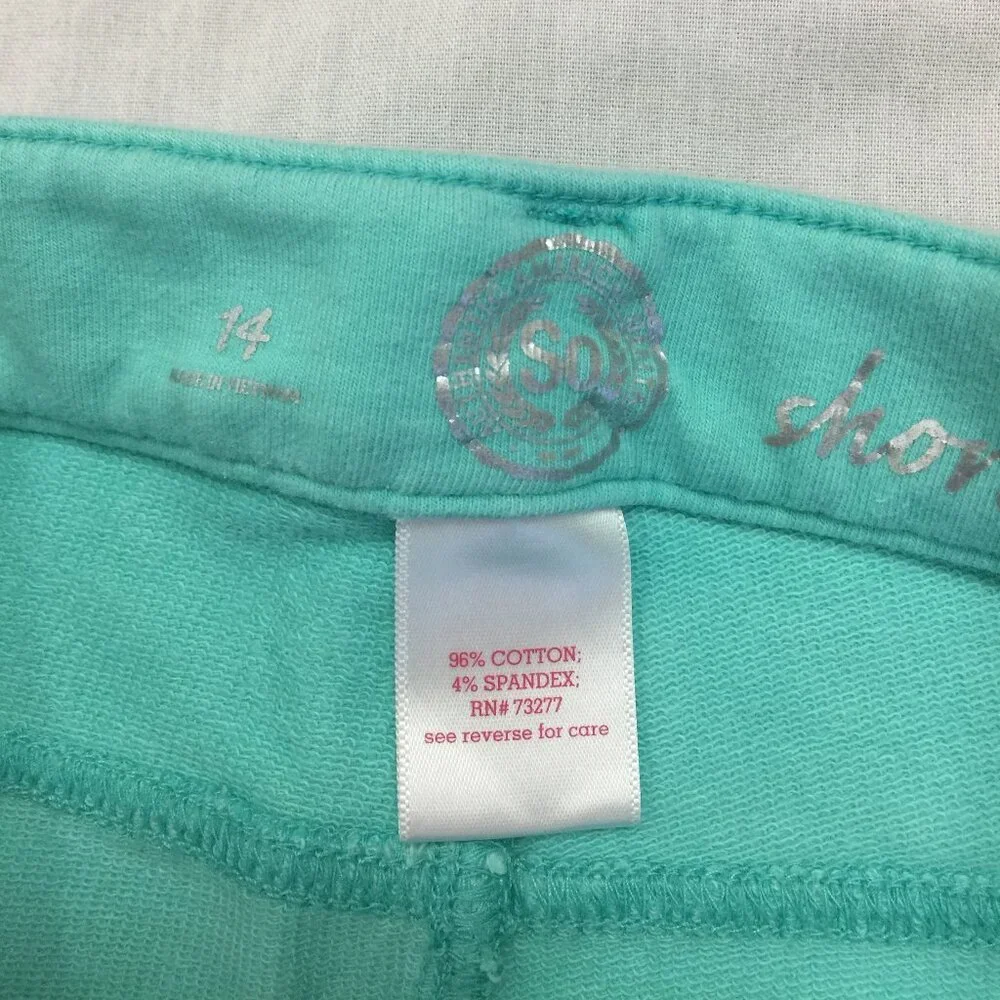 🌎🌎🌎 SO GIRLS SHORTS SIZE 14  🌎🌎🌎